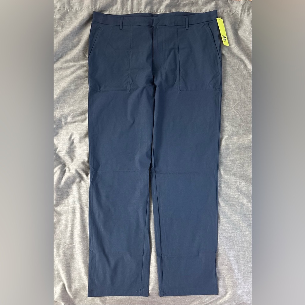 🔥All in Motion Men's Navy Blue Golf Pants, Size: 42x32, NWT